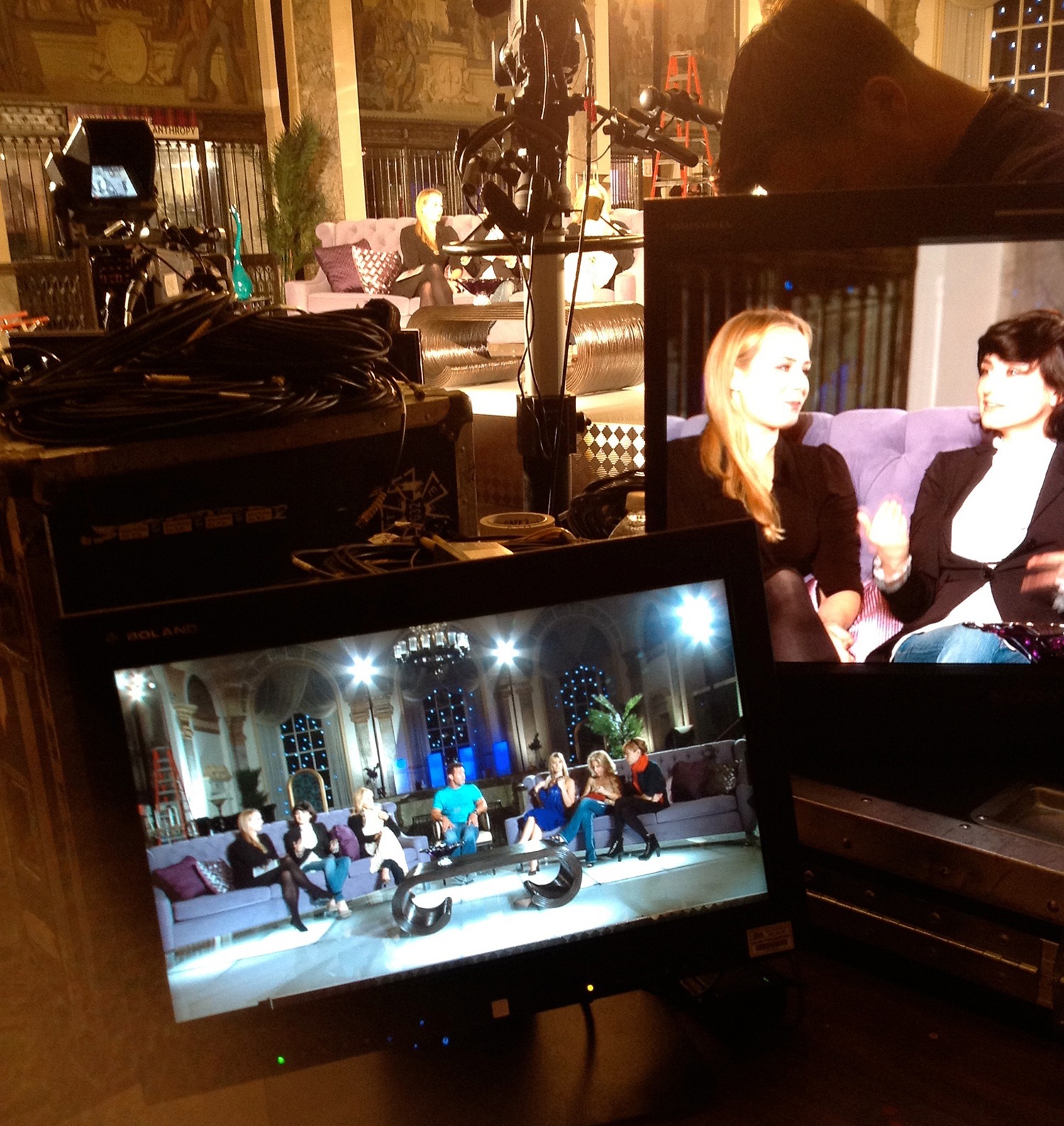 Production wrap party